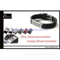 Personalize And Colorful Wrist Power Balance Silicone Bracelet Suit For Parties, Wedding